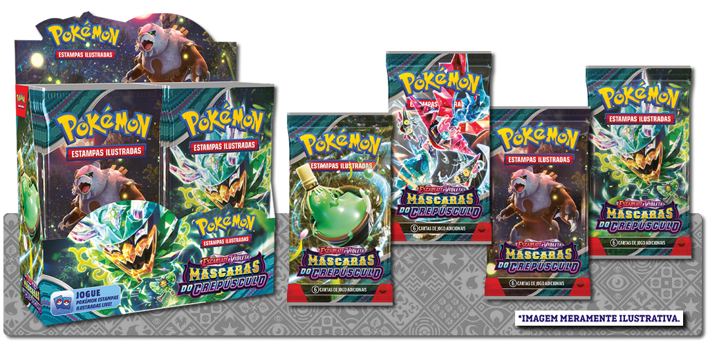 Máscaras do Crepúsculo - Carta Pokémon Máscaras do Crepúsculo - Carta Pokémon